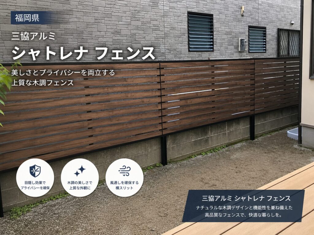 福岡県　フェンス施工