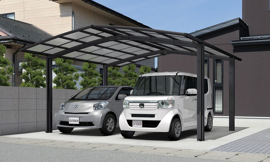 三協アルミ 合掌タイプの施工イメージ