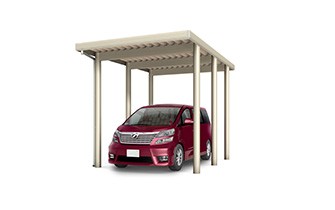 ビニフレーム工業 アルファNS 1台用の施工イメージ