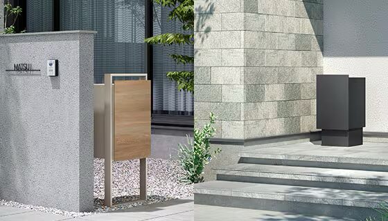 LIXIL 宅配ボックスKN 宅配ボックスの施工イメージ（福岡）