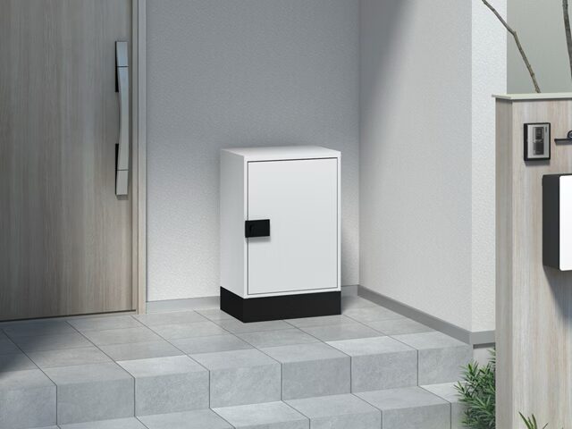 LIXIL 宅配ボックスKT 宅配ボックスの施工イメージ（福岡）