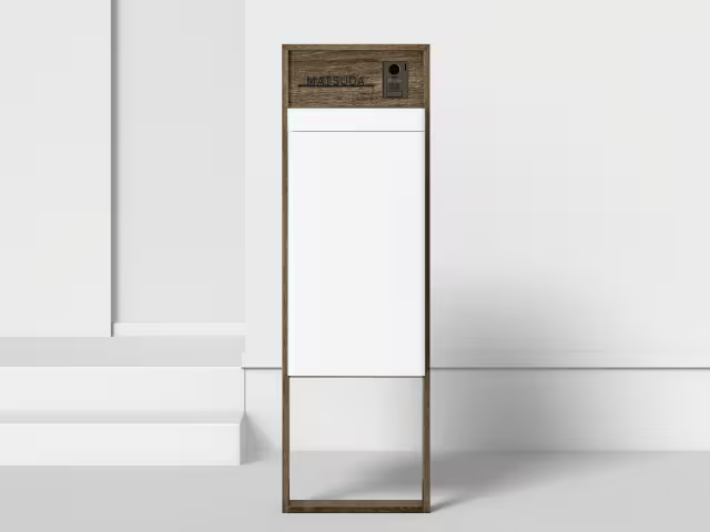 LIXIL スマート宅配ポスト 宅配ボックスの施工イメージ（福岡）