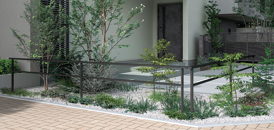 LIXIL フェンスAL フェンス・目隠しの施工イメージ(福岡)