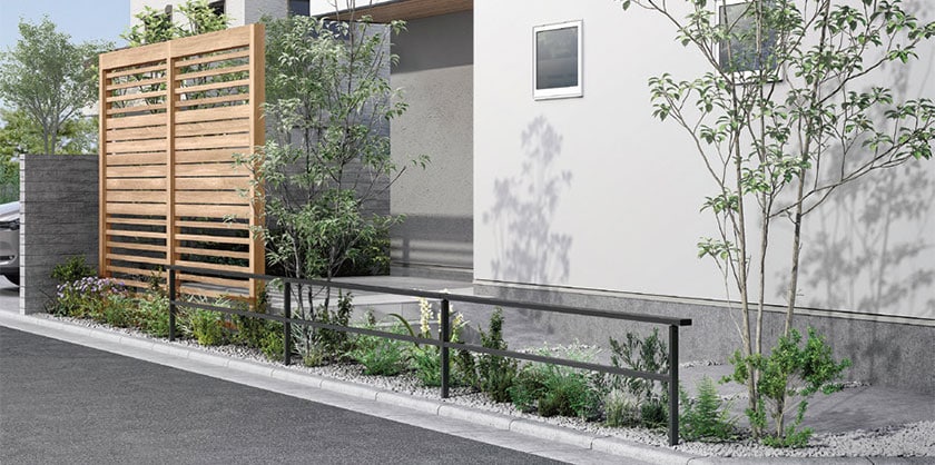 LIXIL フェンスAL フェンス・目隠しの施工イメージ(福岡)