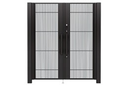 開き門扉AX(LIXIL)の施工イメージ(福岡)