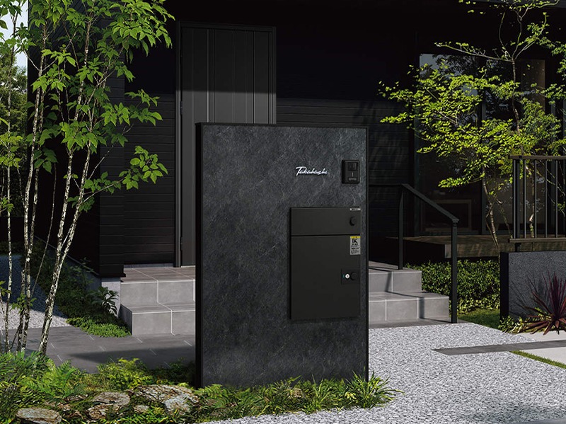 YKK AP ルシアス ウォール 門柱・機能門柱の施工イメージ（福岡）