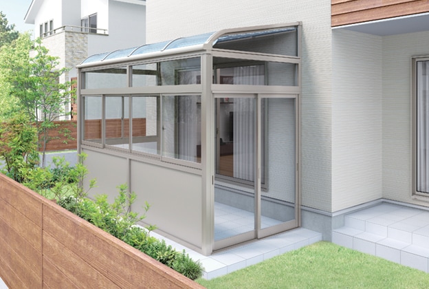 LIXIL サニージュ サンルームの施工イメージ(福岡)