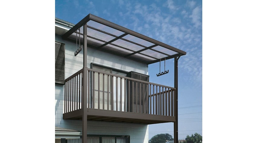 LIXIL ナーラテラス テラス屋根の施工イメージ(福岡)