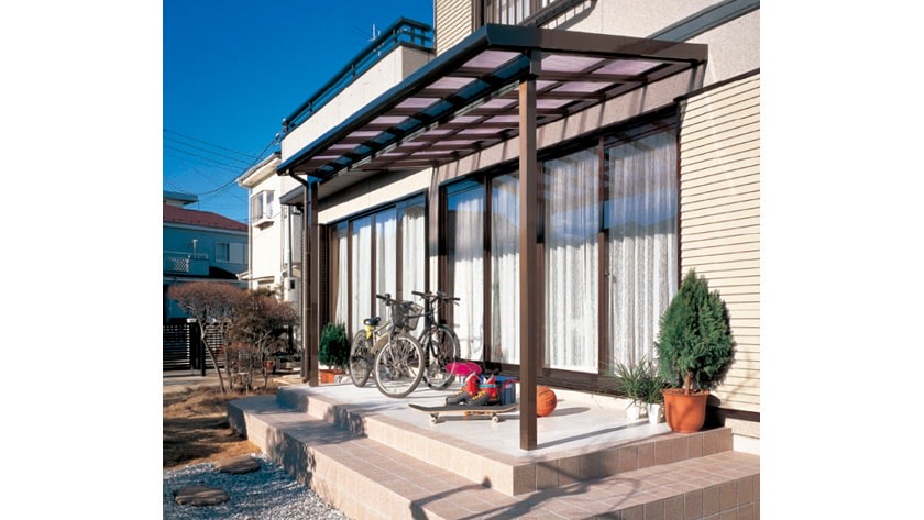 LIXIL ナーラテラス テラス屋根の施工イメージ(福岡)