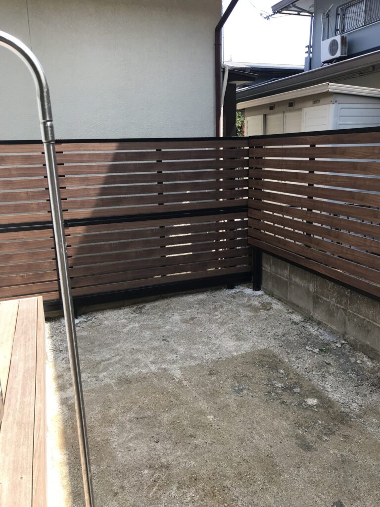 フェンス施工実績｜福岡県・三協アルミシャトレナ
