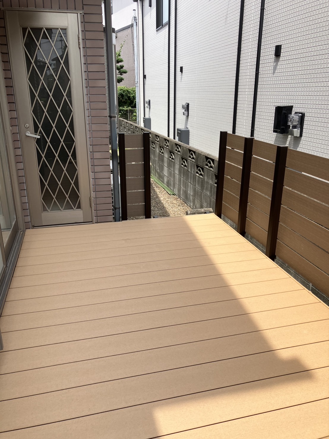ウッドデッキ＋フェンス施工実績｜福岡県内